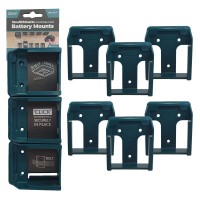 StealthMounts Blue Battery Mounts For Makita 40V XGT Batteries (6 Pack) was 17.95 £12.95